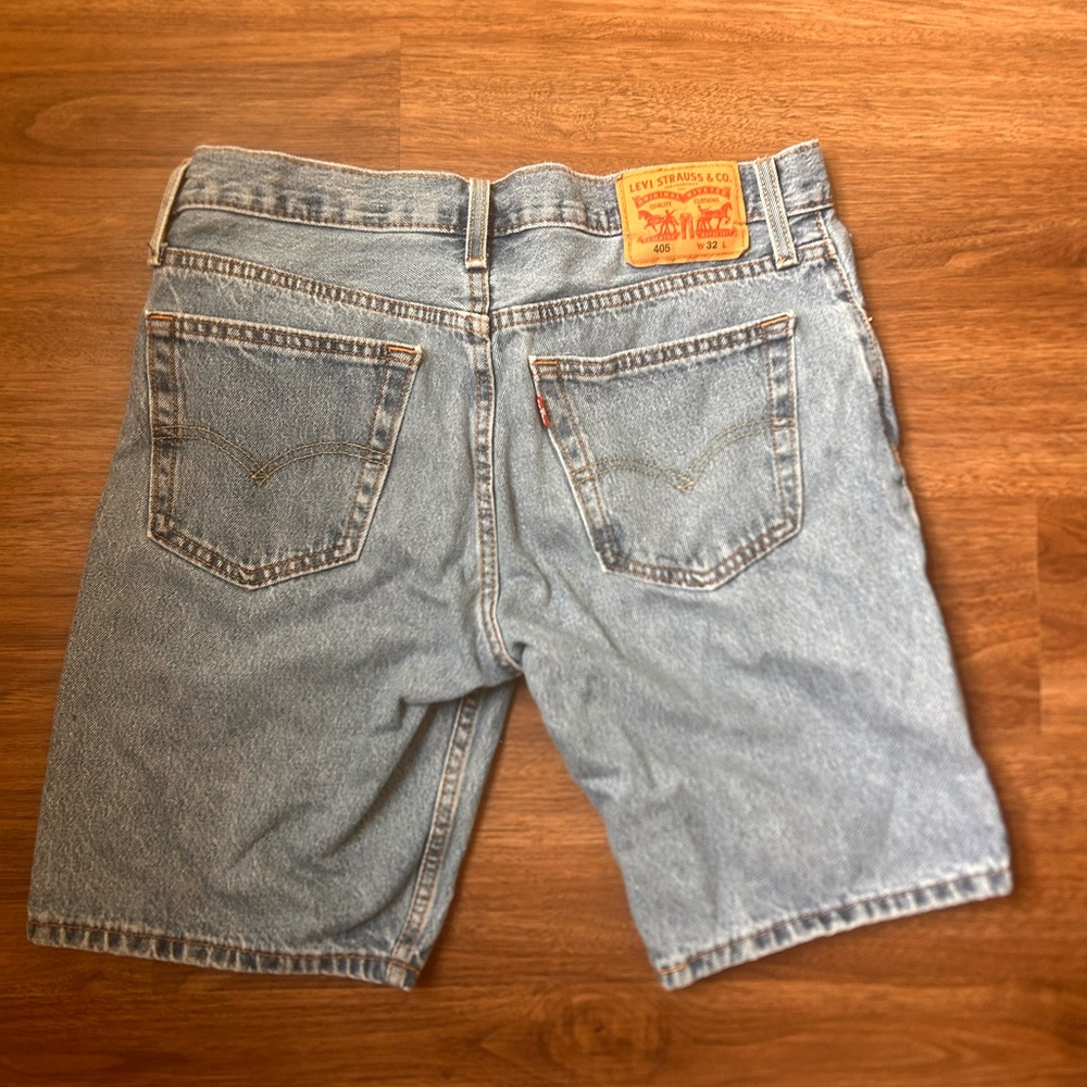 Levi's Light Blue Jean Shorts 405s